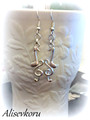 4639,3 Alise Design Nuottiavain korvakorut