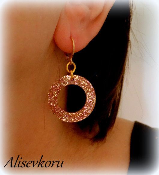 4684 Alise Design glitter rengas korvakorut 1