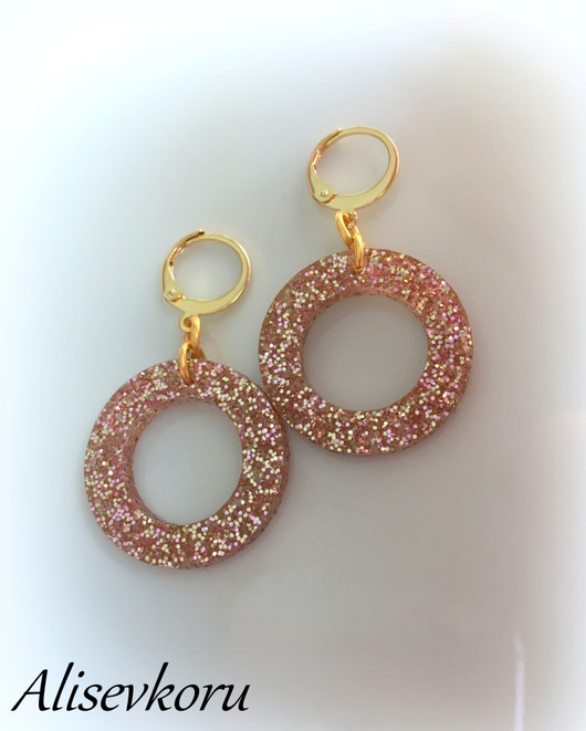 4684 Alise Design glitter rengas korvakorut 1