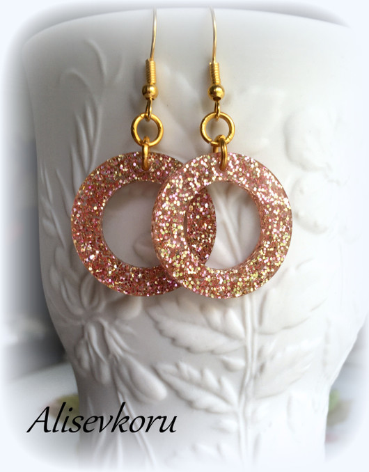 4684 Alise Design glitter rengas korvakorut 1