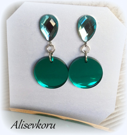 4796 Alise Design Kristalli /peili  tappi korvakorut