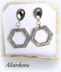 4795 Alise Design Kristalli /glitter  tappi korvakorut