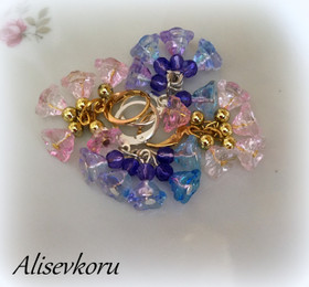 4824 Alise Design Lasikukka korvakorut 