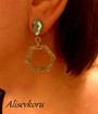 4795,1 Alise Design Kristalli /glitter  tappi korvakorut