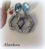 4795,1 Alise Design Kristalli /glitter  tappi korvakorut