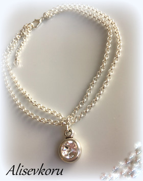 3720 Alise Design  Nilkkakoru swarovski kristallilla