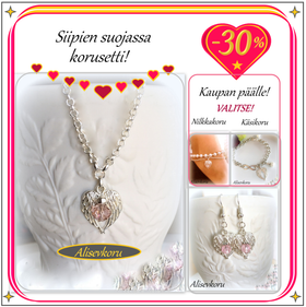 3973,3 Alise Design Siipien suojassa korusetti koodi SIIPISETTI26