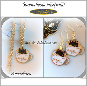 4601 Alise Design Kissa kupissa korusetti