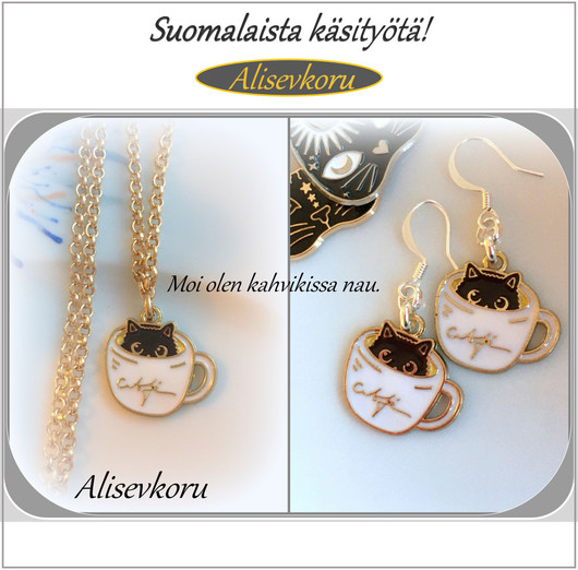 4601 Alise Design Kissa kupissa korusetti