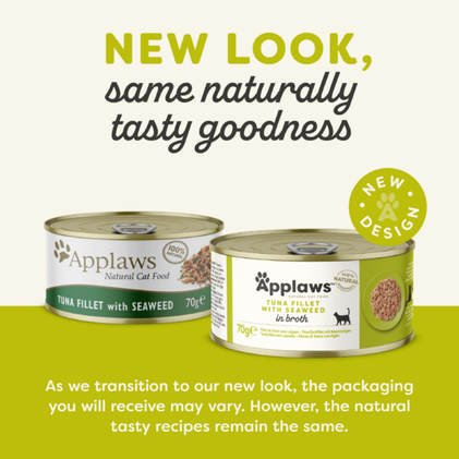 Applaws, Tonnikalafile & Merilevä, 24x70g, á 1,20€