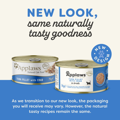 Applaws, Tonnikala & Rapu, 24x70g, á 1,20€