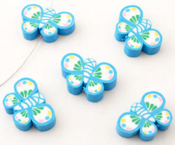 Fimo Perhonen Sininen