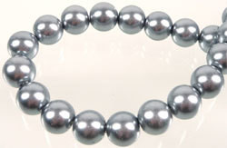 Lasihelmi 12mm Hopea