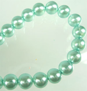 Lasihelmi 12mm Vaaleansininen