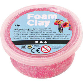 Foam Clay® Helmimassa, neonpinkki, 35g
