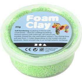 Foam Clay® Helmimassa, neonvihreä, 35g