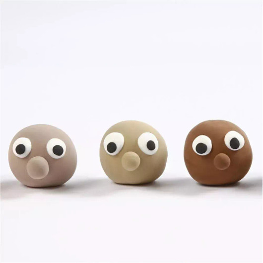 Silk Clay® silkkimassa, skin colours, 6x14g