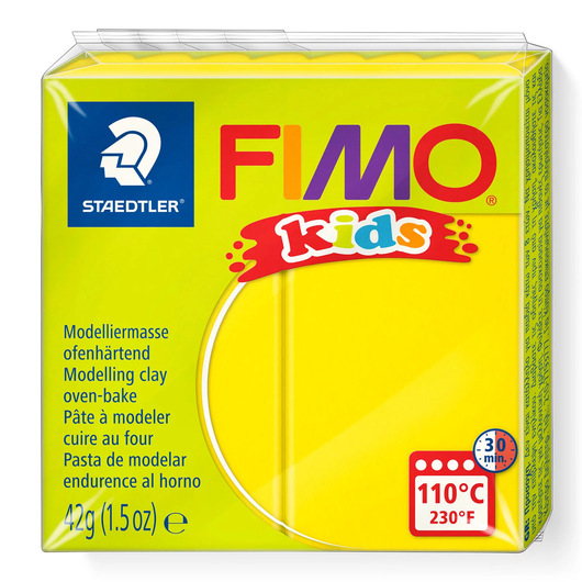 FIMO® Kids Clay, keltainen 1. 