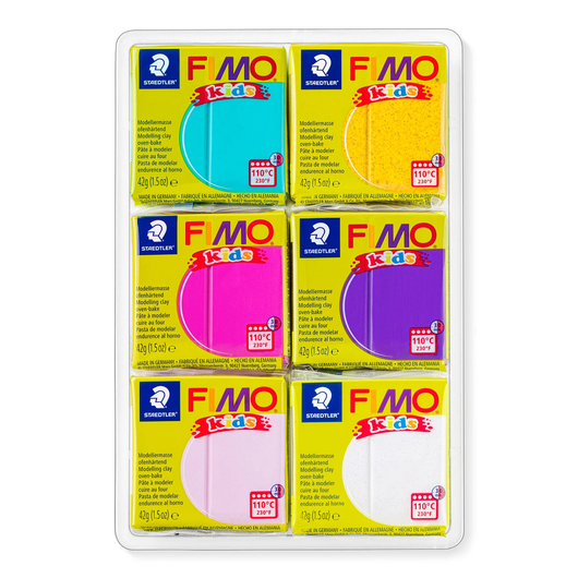 FIMO® Kids Clay, Lisävärit, 6x42g
