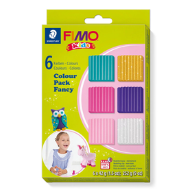 FIMO® Kids Clay, Lisävärit, 6x42g