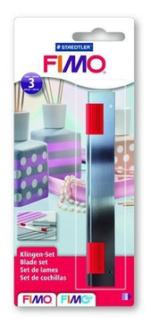Fimo leikkurit suora terä 3kpl 
