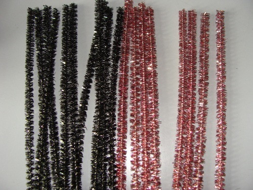 Askartelupunos - piippurassi, Kimalle roosa, 6mm, 10kpl