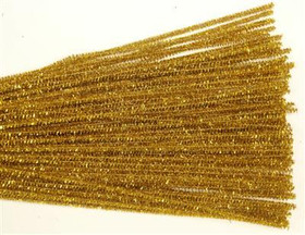 Askartelupunos - piippurassi, Kimalle kulta 4mm, 10kpl