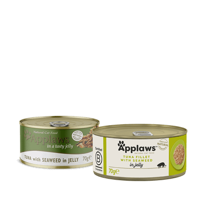 Applaws, Tonnikala & Merilevä hyytelössä, 24x70g, á 1,33€