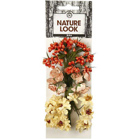 Paperikukkalajitelma oranssi, 18kpl 