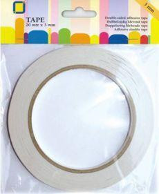 2-puolinen liimateippi 3mm x 20m happovapaa