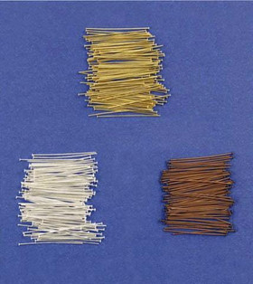 Korupiikki litteä 45mm 100kpl, hopeanvärinen 