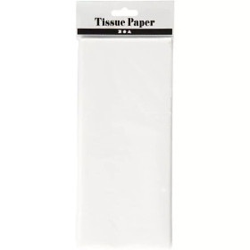 Silkkipaperi, 50x70cm, 14g, Valkoinen, 10 ark/pkk