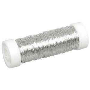 Metallilanka, 0,30mm, hopea, virkattava