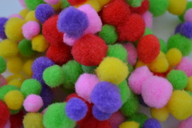 Pom Pom 10mm Eri Värejä