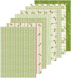 Paperipakkaus, Joulu, Vihreät, A5