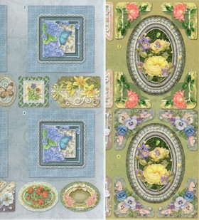 3D Stanssattu Pyramidi, kukat #3