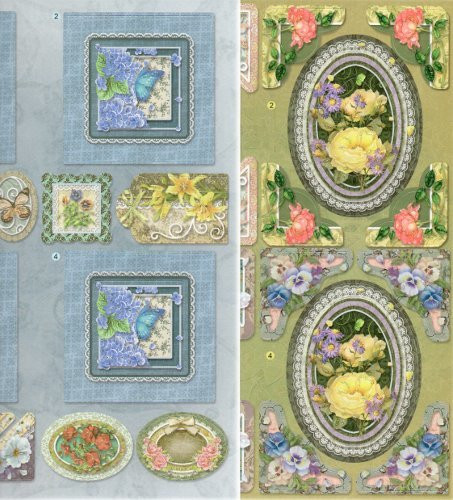 3D Stanssattu Pyramidi, kukat #3