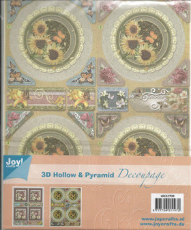 3D Stanssattu Pyramidi, kukat #4