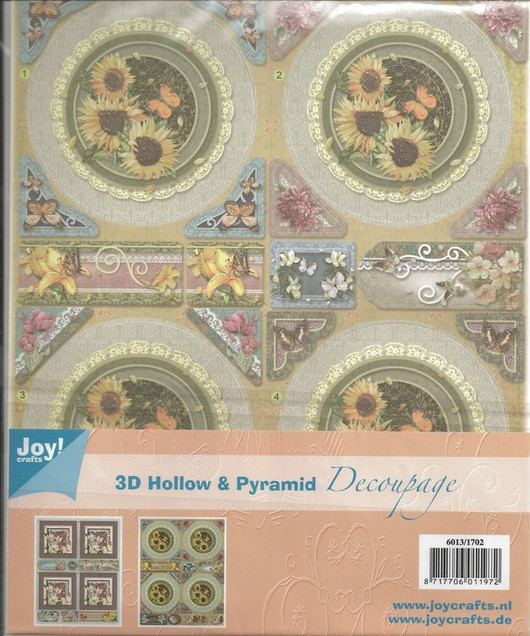 3D Stanssattu Pyramidi, kukat #4