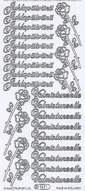 Ääriviivatarra, Juhlapäivänä / Valmistuneelle