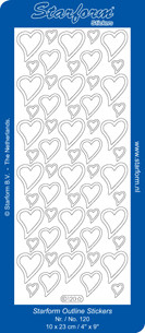 Ääriviivatarra, Sydän