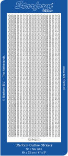 Ääriviivatarra, Pitsiboordi, kulta