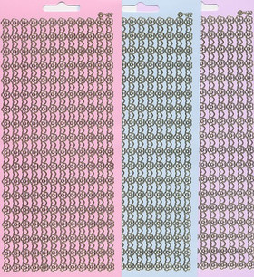 Ääriviivatarra, Pastelliboordi