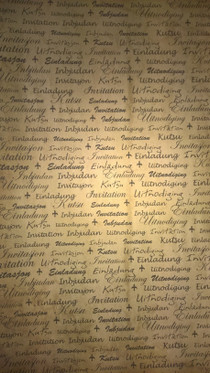 Desing Paperi, Kutsu erikielillä