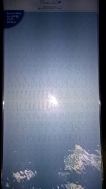 Kartonkitarra, Kirjaimet, Sininen