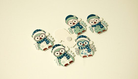 Puukoriste, Talvi Pöllöt, 6kpl/pkk