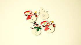 Puukoriste, Lumiukot, 6kpl/pkk