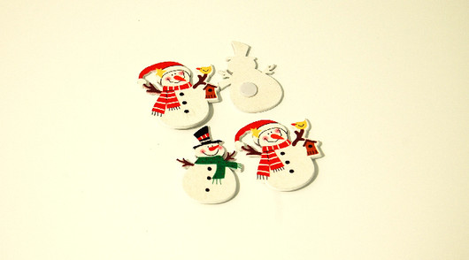 Puukoriste, Lumiukot, 6kpl/pkk