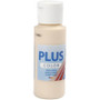 Plus Color, askartelumaali, 60ml, vaalea puuteri