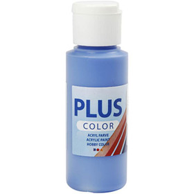 Plus Color, askartelumaali, 60ml, koboltinsininen